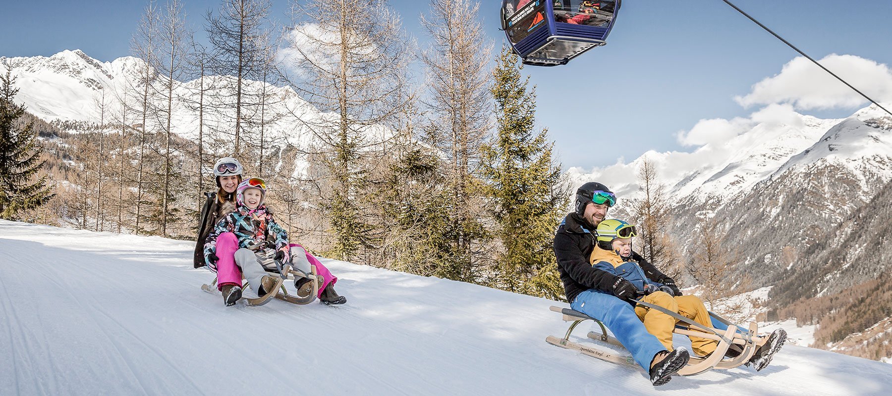 Rodeln in Sölden