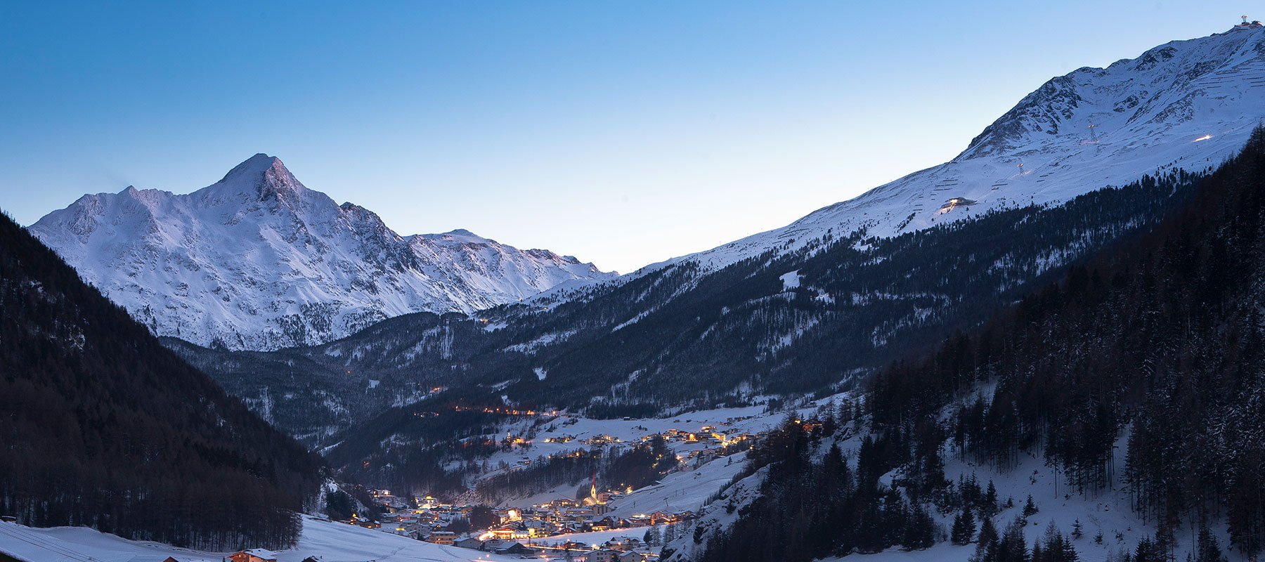 Sölden im Winter